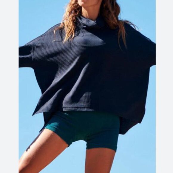 Free People FP Movement Top Ribbed Can't Handle This Turtleneck Shirt Sz XS NWT - Picture 2 of 11